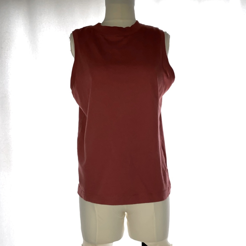 a new day - clay-colored tank top
